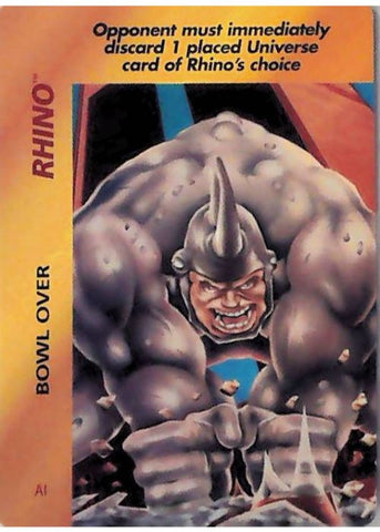 OverPower CCG | Rhino - Bowl Over | The Nerd Merchant