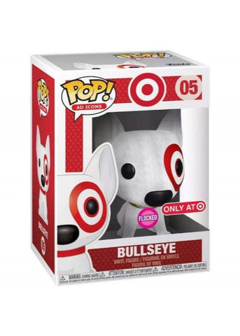 Funko Pop | Bullseye (Flocked) [Target] - Ad Icons - #05 - [EUC] | The Nerd Merchant