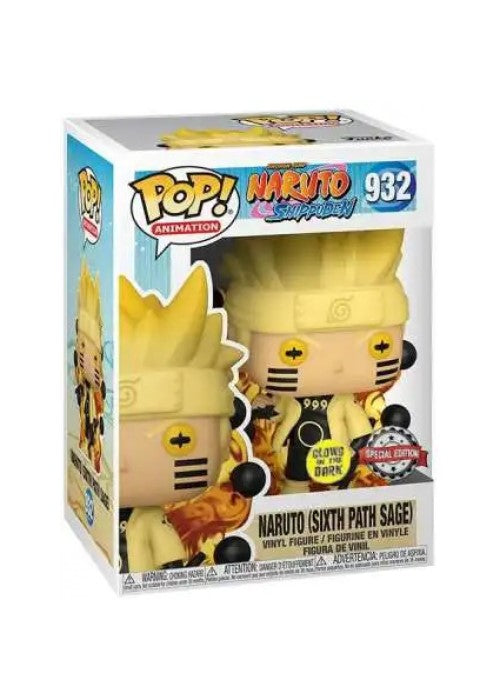 Funko Pop | Naruto (Six Path) (Glow in the Dark) [Special Edition] - Naruto Shippuden #186 [EUC] | The Nerd Merchant