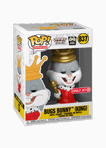 Funko Pop | Bugs Bunny (King) [Target] - Looney Tunes #837 [EUC] | The Nerd Merchant