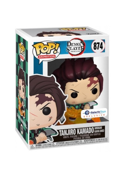 Pop! Vinyl | Tanjiro Kamado (Hinokami Kagura Dance) [Galactic] - Demon Slayer #874 | The Nerd Merchant