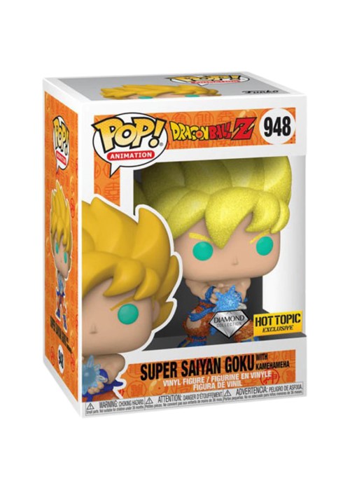 Pop! Vinyl | Super Saiyan Goku with Kamehameha (Diamond) [Hot Topic] - Dragonball Z #948 | The Nerd Merchant