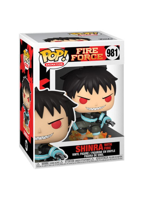 Pop! Vinyl | Shinra with Fire - Fire Force #981 | The Nerd Merchant
