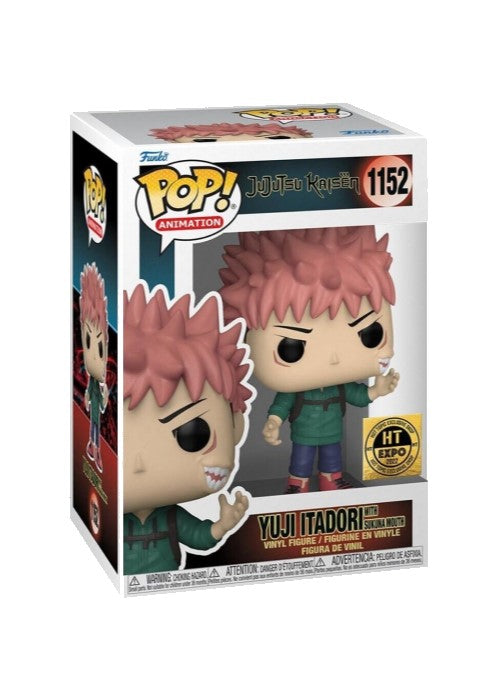 Pop! Vinyl | Yuji Itadori with Sukuna Mouth [HT Expo] - Jujutsu Kaisen #1152 | The Nerd Merchant