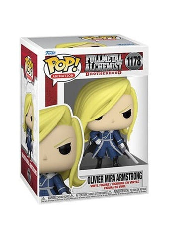 Funko Pop | Olivier Mira Armstrong - Full Metal Alchemist #1178 [NIP] | The Nerd Merchant