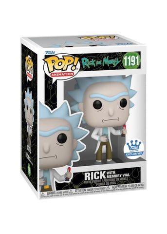 Funko Pop | Rick with Memory Vial [Funko] - Rick & Morty #1191 [EUC] | The Nerd Merchant