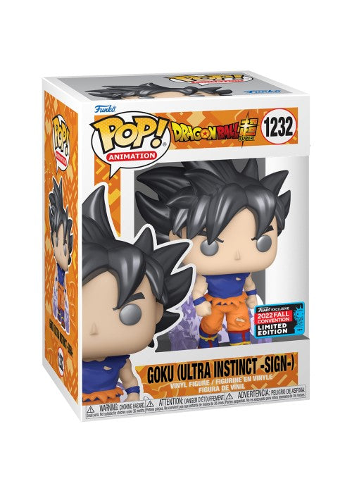 Funko Pop | Goku (Ultra Instinct -Sign-) [Fall] - Dragonball Super #1232 [EUC] | The Nerd Merchant