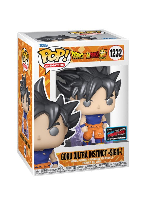 Pop! Vinyl | Goku (Ultra Instinct -Sign-) [NYCC] - Dragon Ball Super #1232 | The Nerd Merchant