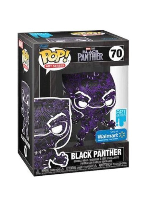 Funko Pop | Black Panther [Wal-Mart] - Art Series #70 [EUC] | The Nerd Merchant