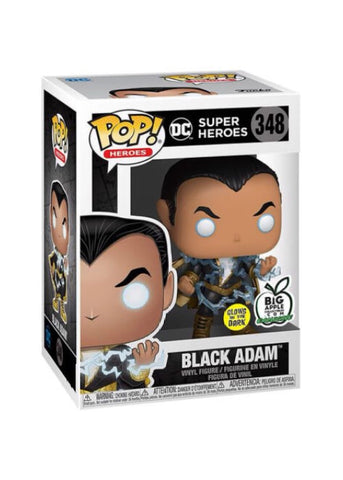 Funko Pop | Black Adam (Glow in the Dark) [Big Apple Collectibles] - DC Super Heroes #348 [EUC] | The Nerd Merchant