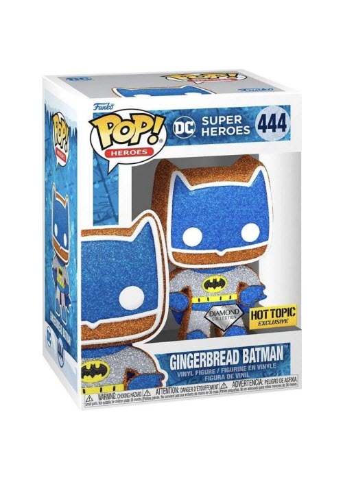 Pop! Vinyl | Gingerbread Batman (Diamond) [Hot Topic] - DC Heroes #444 | The Nerd Merchant