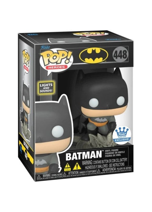 Pop! Vinyl | Batman (Lights and Sounds) [Funko] - DC Heroes #448 | The Nerd Merchant