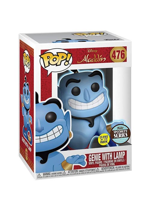 Funko Pop | Genie with Lamp (Glows In The Dark) [Specialty] - Aladdin #476 [EUC] | The Nerd Merchant