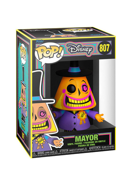 Funko Pop | Mayor [Blacklight] - The Nightmare Before Christmas #807 [NIP] | The Nerd Merchant