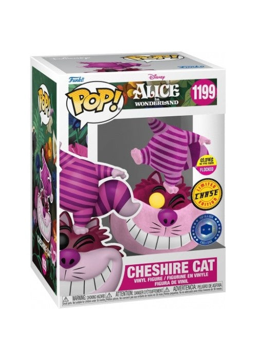 Pop! Vinyl | Cheshire Cat (Chase) (Glow in the Dark) (Flocked) [Pop In A Box] - Alice in Wonderland #1199 | The Nerd Merchant