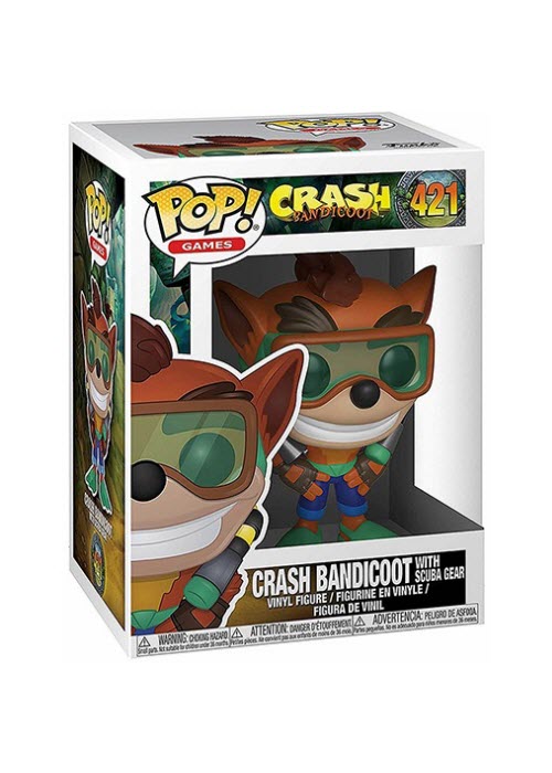 Pop! Vinyl | Crash Bandicoot with Scuba Gear - Crash Bandicoot #421 | The Nerd Merchant