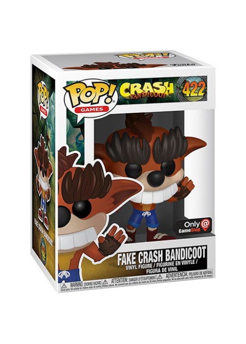 Pop! Vinyl | Fake Crash Bandicoot [Game Stop] - Crash Bandicoot #422 | The Nerd Merchant
