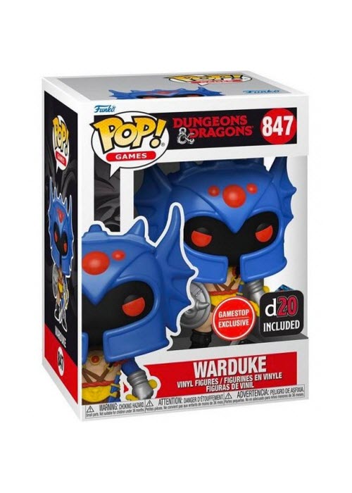 Pop! Vinyl | Warduke [Game Stop] - Dungeons & Dragons #847 | The Nerd Merchant