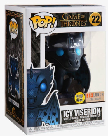 Funko Pop | Icy Viserion (Glow in the Dark) [Box Lunch Exclusive] - Game of Thrones #22 - [EUC] | The Nerd Merchant