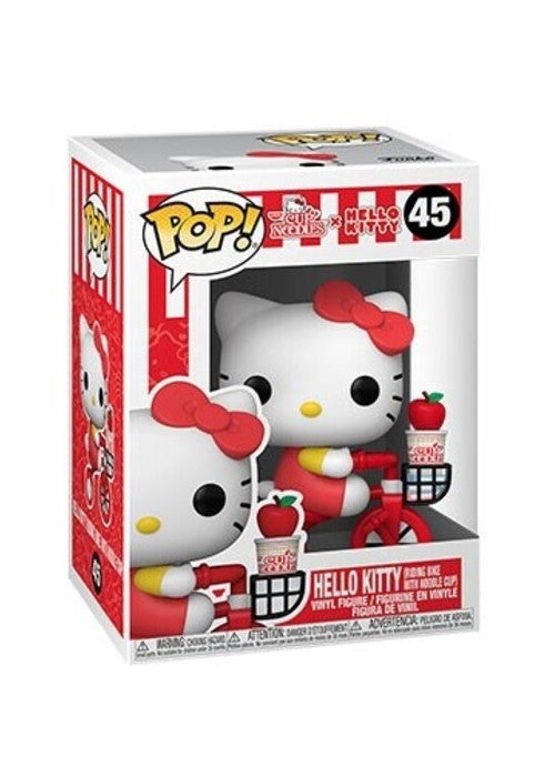 Pop! Vinyl | Hello Kitty (Riding Bike with Noodle Cup) - Hello Kitty #45 | The Nerd Merchant