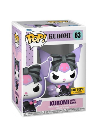 Funko Pop | Kuromi with Baku [Hot Topic] - Kuromi #63 [EUC] | The Nerd Merchant