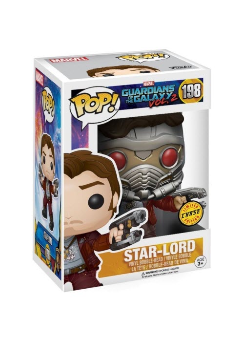 Pop! Vinyl | Star-Lord (Chase) - Guadians of the Galaxy Vol. 2 #198 | The Nerd Merchant