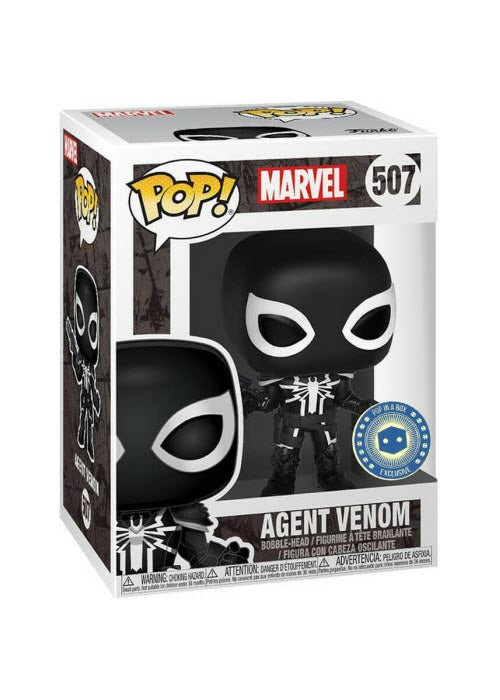 Funko Pop | Agent Venom [Pop in a Box] - Marvel #507 [EUC] | The Nerd Merchant