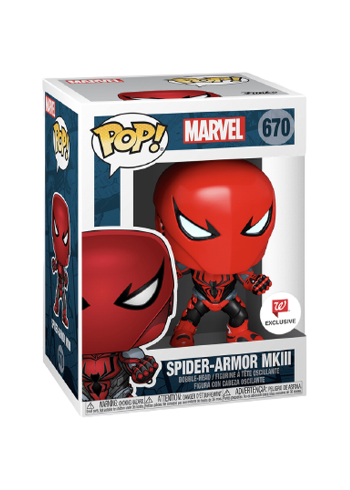 Funko Pop | Spider-Armor MKIII [Walgreens] - Marvel #670 [EUC] | The Nerd Merchant