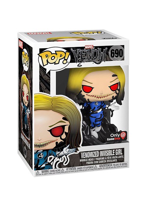 Pop! Vinyl | Venomized Invisible Girl [Game Stop] - Venom #690 | The Nerd Merchant