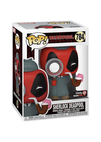 Funko Pop | Sherlock Deadpool [Game Stop] - Deadpool #784 [EUC] | The Nerd Merchant