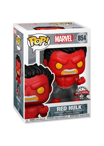 Funko Pop | Red Hulk [Special Edition] - Marvel #854 [EUC] | The Nerd Merchant