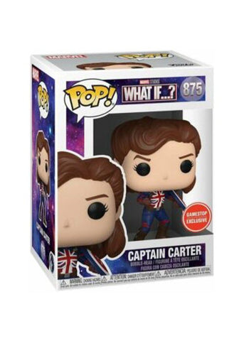 Funko Pop | Captain Carter [Game Stop] - What If #875 [EUC] | The Nerd Merchant