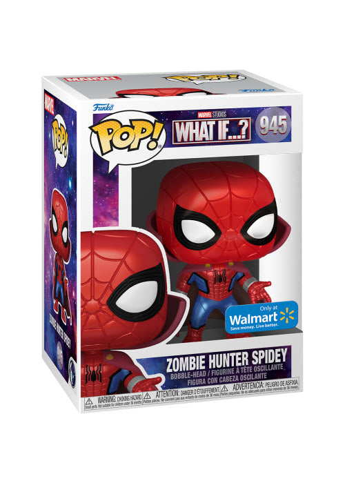 Funko Pop | Zombie Hunter Spidey [Wal-Mart] - What If #945 [EUC] | The Nerd Merchant