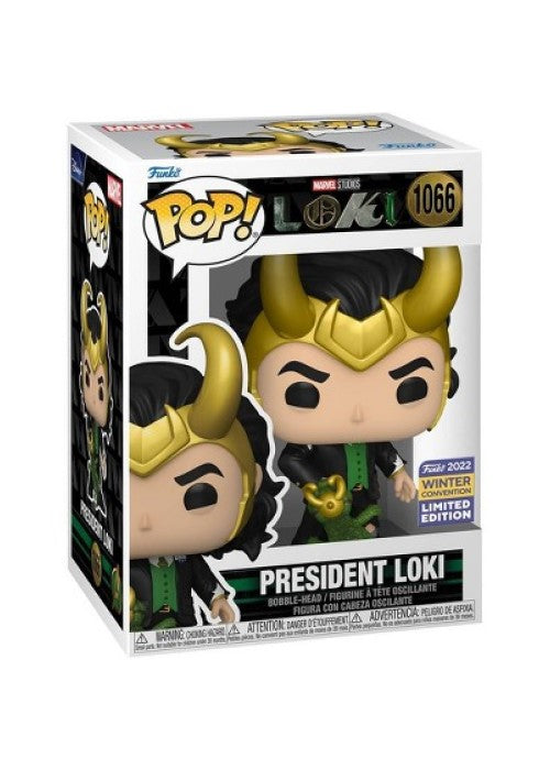 Pop! Vinyl | President Loki [Winter 2022] - Marvel #1066 | The Nerd Merchant