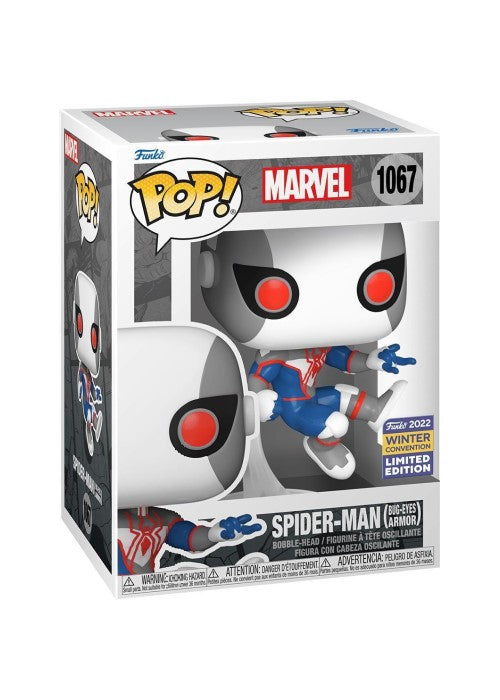 Funko Pop | Spider-Man (Bug-Eyes Armor) [Winter 2022] - Marvel #1067 [EUC] | The Nerd Merchant