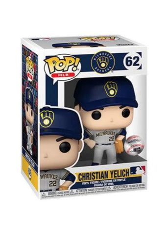 Funko Pop | Christian Yelich - Brewers #62 [NIP] | The Nerd Merchant