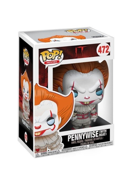 Funko Pop | Pennywise (With Boat) - IT #472 [NIP] | The Nerd Merchant