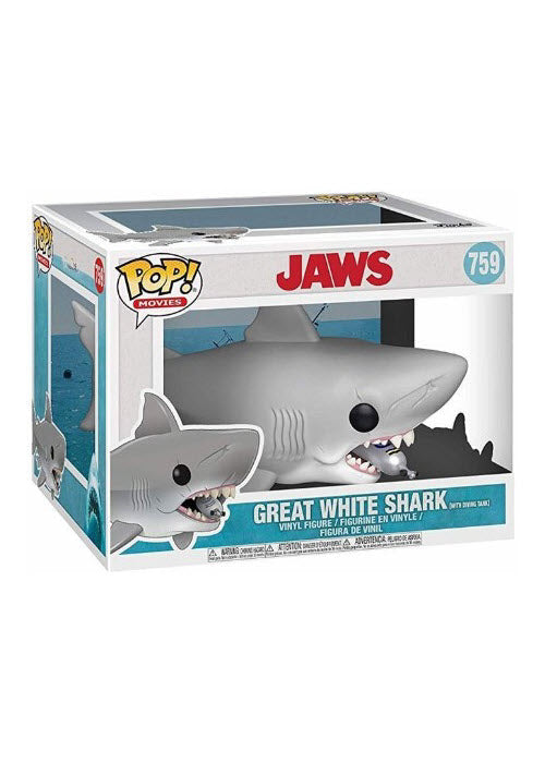 Funko Pop | Great White Shark (with diving tank) - Jaws #759 [EUC] | The Nerd Merchant