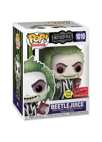 Funko Pop | Beetlejuice (Glow in the Dark) [NYCC] - Movies #1010 [EUC] | The Nerd Merchant