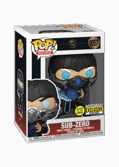 Funko Pop | Sub-Zero (Glow In The Dark) [Ent Earth] - Mortal Kombat #1057 [EUC] | The Nerd Merchant