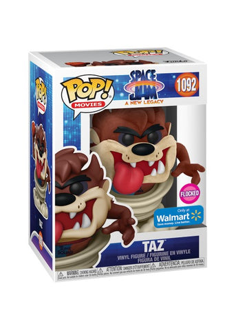 Funko Pop | Taz (Flocked) [Walmart] - Space Jam - #1092 [EUC] | The Nerd Merchant