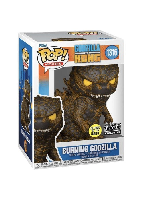 Funko Pop | Burning Godzilla (Glow in the Dark) [FYE] - Godzilla vs. Kong #1316 [EUC] | The Nerd Merchant