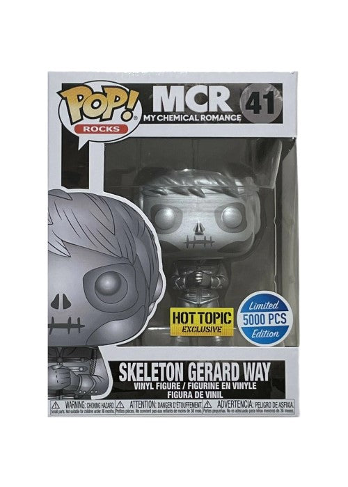 Funko Pop | Skeleton Gerard Way [Hot Topic] - Rocks #41 [EUC] | The Nerd Merchant