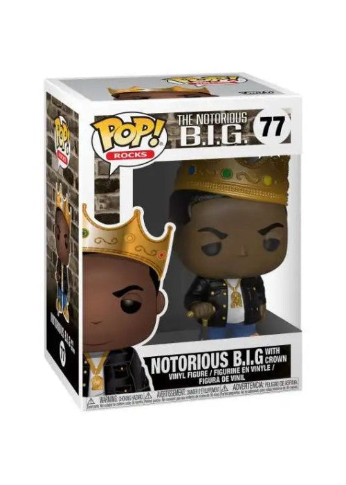 Pop! Vinyl | Notorious B.I.G. with Crown - Rocks #77 | The Nerd Merchant