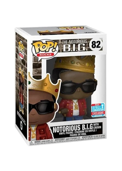 Pop! Vinyl | Notorious B.I.G. with Crown [NYCC] - Rocks #82 | The Nerd Merchant