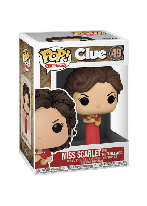 Funko Pop | Miss Scarlet with the Candlestick - Clue #49 [NIP] | The Nerd Merchant