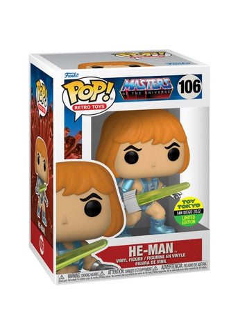 Funko Pop | He-Man (Metallic) [Toy Tokyo] - Masters of the Universe #106 [EUC] | The Nerd Merchant