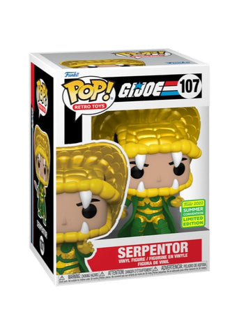 Funko Pop | Serpentor [Summer] - G.I. Joe - #107 [EUC] | The Nerd Merchant