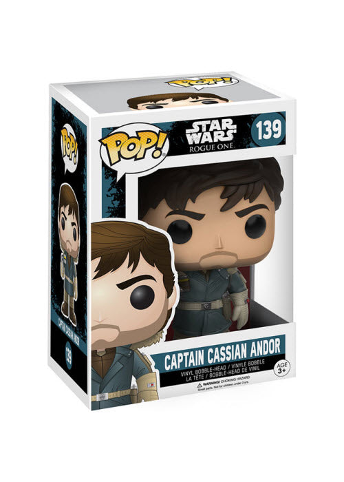 Funko Pop | Captain Cassian Andor - Star Wars #139 [EUC] | The Nerd Merchant