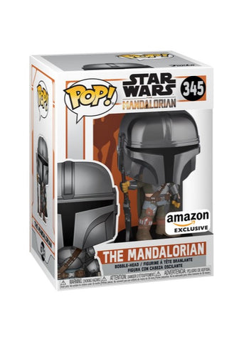 Funko Pop | The Mandalorian [Amazon] - Star Wars #345 [EUC] | The Nerd Merchant